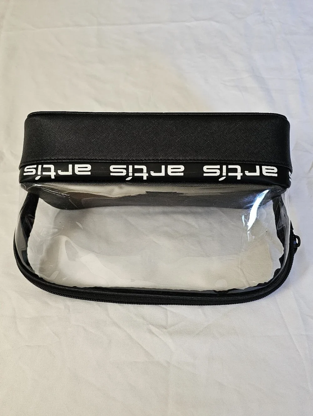 Artis Brush Double makeup cosmetic bag cleaning pad and compact mirror bundle
